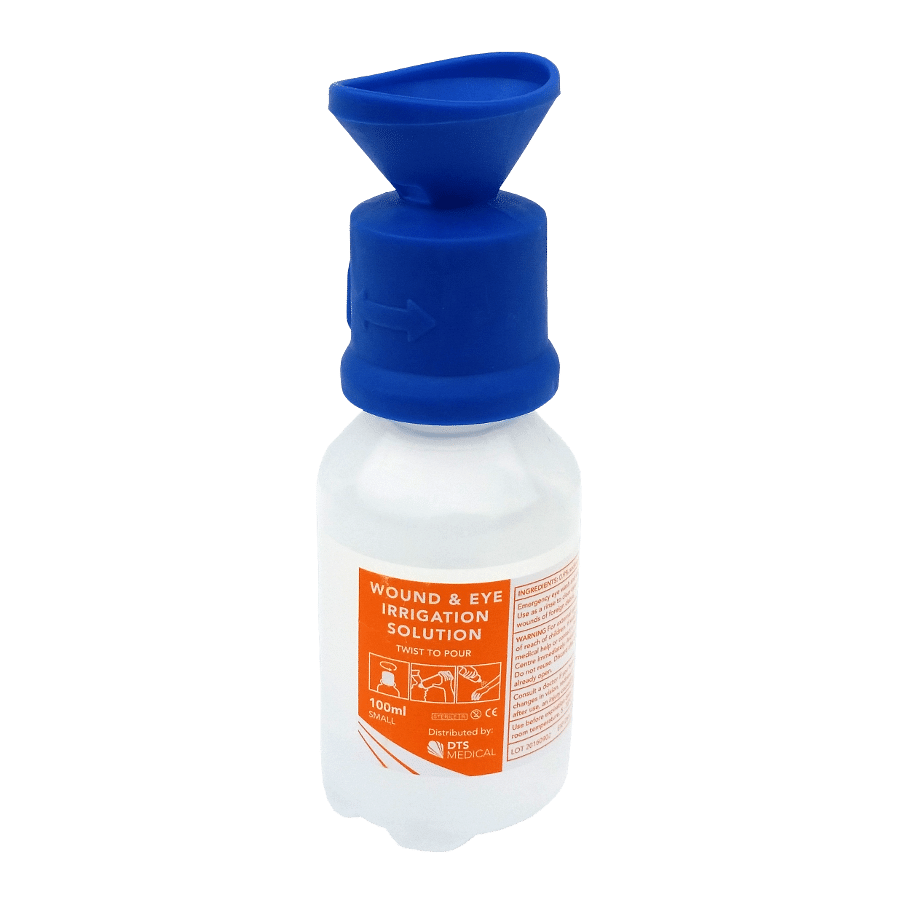 Saline Eye & Wound Wash Bottle with Cap