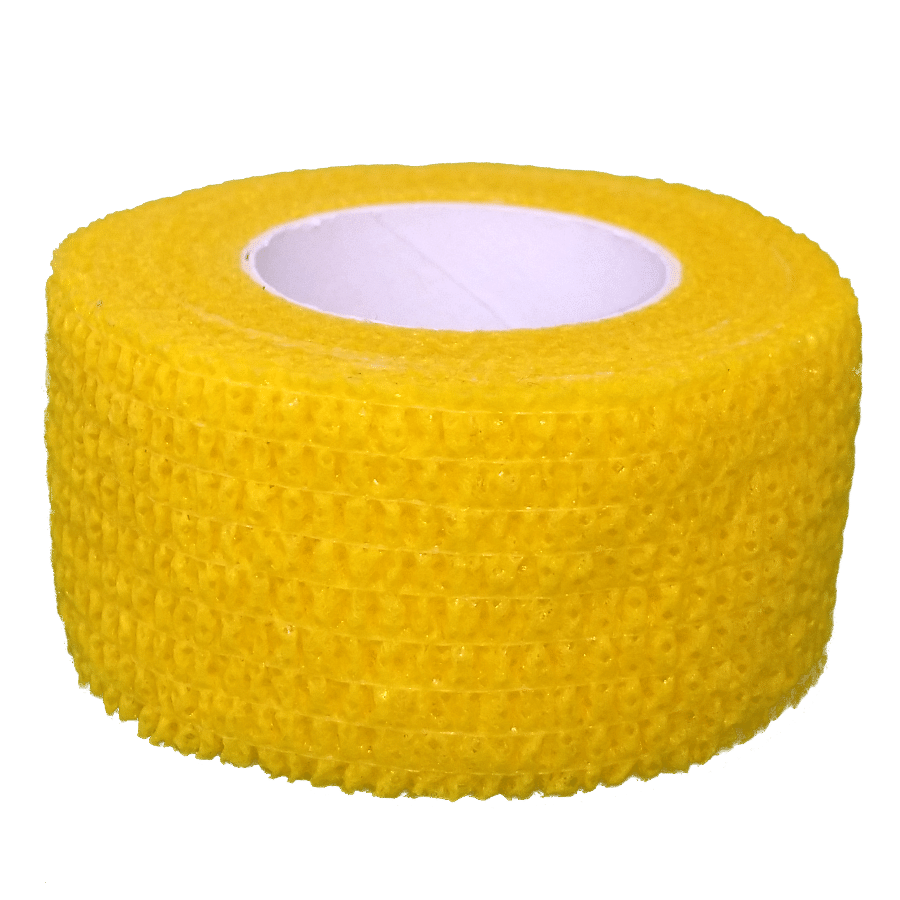 Yellow Cohesive Bandages (Various Sizes)