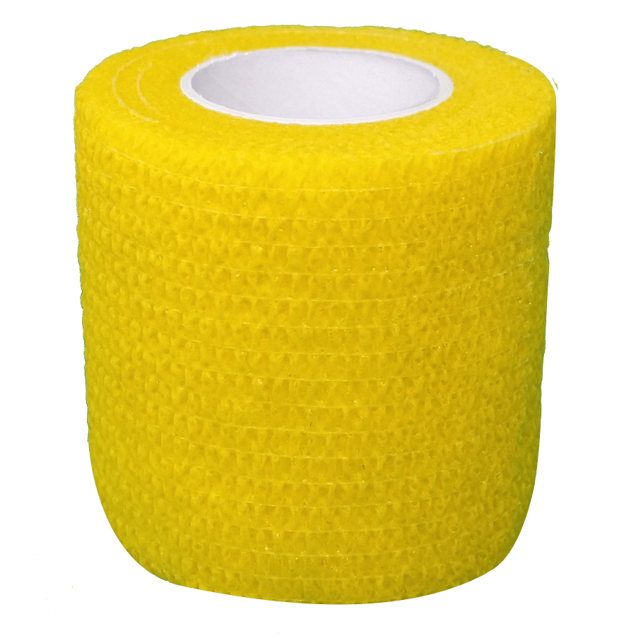 Yellow Cohesive Bandages (Various Sizes)