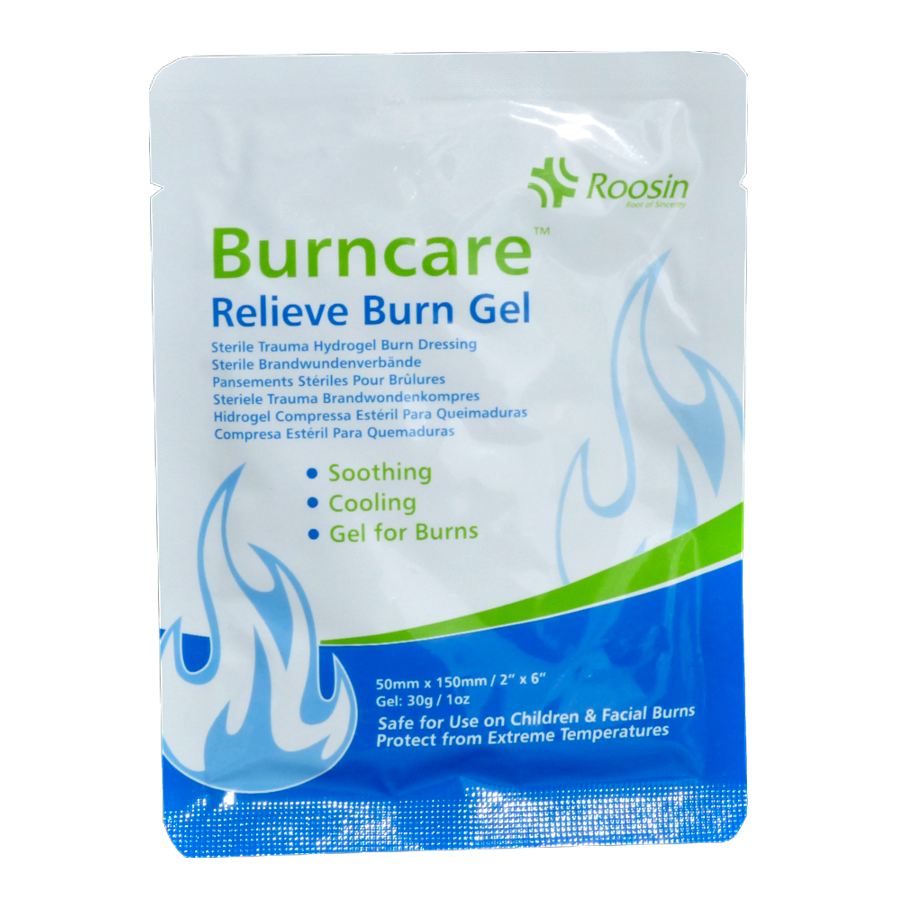 Burn gel dressing