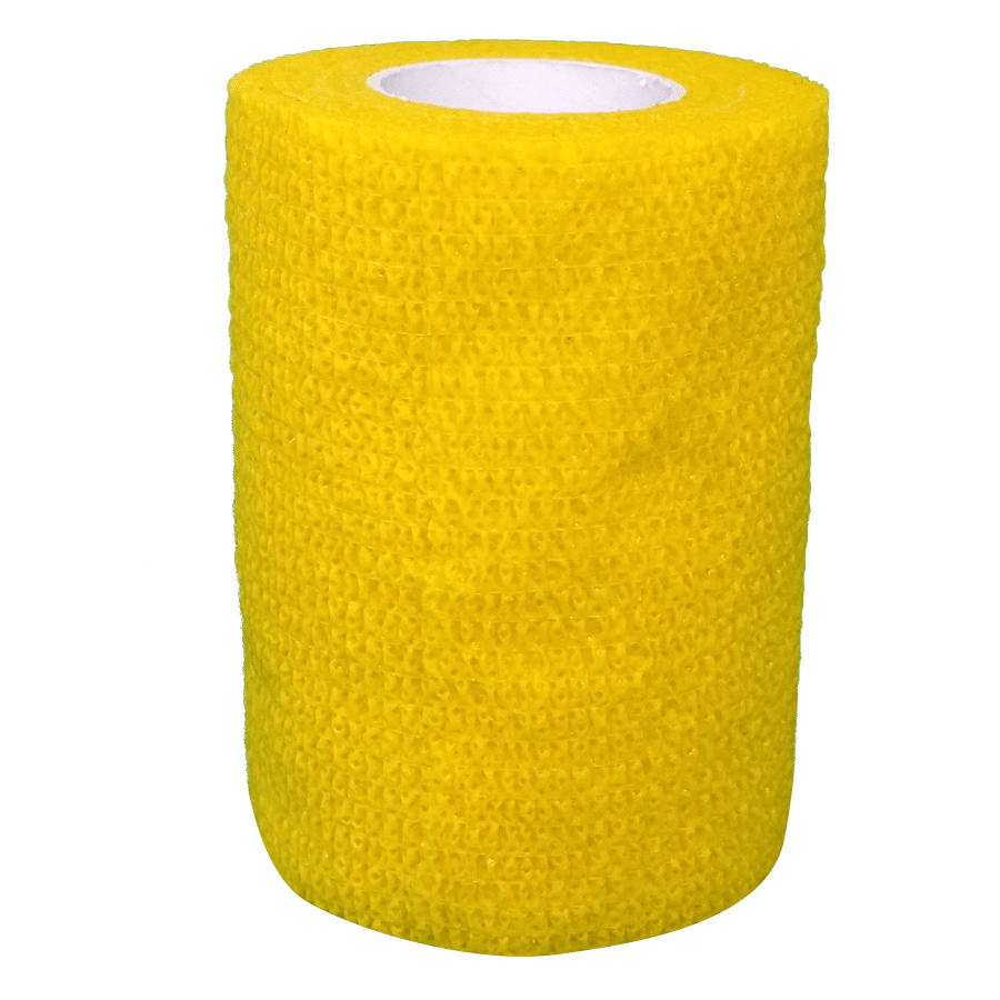 Yellow Cohesive Bandages (Various Sizes)