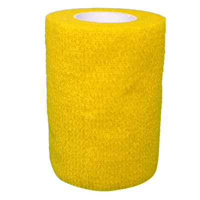 Yellow Cohesive Bandages (Various Sizes)