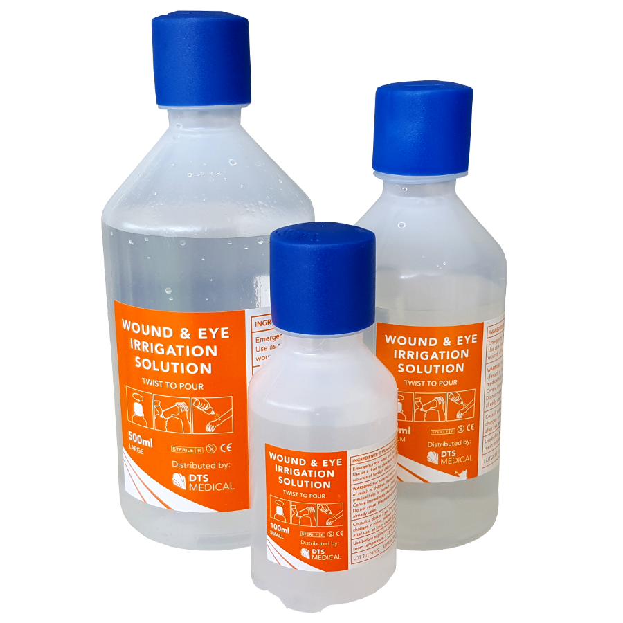 Saline Eye & Wound Wash Bottle with Cap